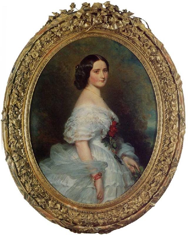 Franz Xaver Winterhalter Anna Dollfus, Baronne de Bourgoing